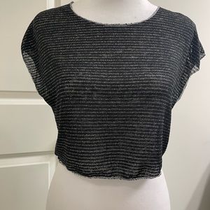 Black ladies top, size M